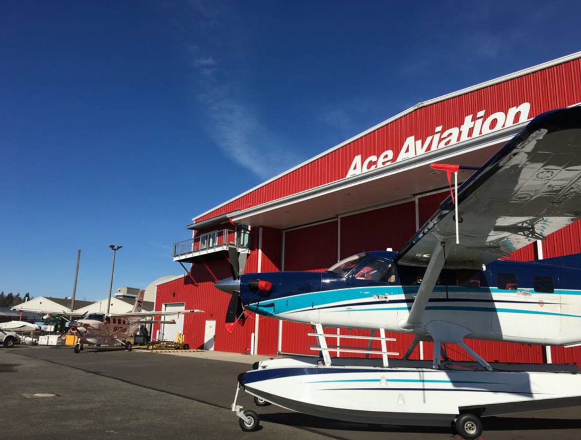 Float Installation Ace Aviation Inc.